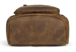 Дорожній матовий рюкзак 14887 Vintage коньячний - мініатюра 3