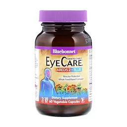 Вітамінно-мінеральний комплекс Bluebonnet Nutrition Комплекс для Очей, EyeCare, Targeted Choice, 60 рослинних ка (BLB2032)