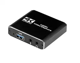 Адаптер Cablexpert HDMI - HDMI+USB+3.5 мм (F/F), Чорний (UHG-4K2-01) - мініатюра 2