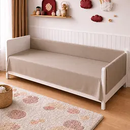 Дитяча постільна білизна MIRSON LITTLE KIDS фланель Cappuchino/Red 110х160см (2200012799963) - мініатюра 9