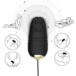 Віброяйце B - Series Joy Kitty, 7.3 см (чорний) - мініатюра 9