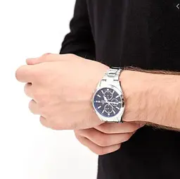 Чоловічі наручні годинники Casio Edifice EFV-560D-2AVUEF оригінальні японські зі сталевим браслетом - мініатюра 2