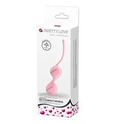 Вагінальні кульки Pretty Love Kegel Tighten Up, 16.3 см, рожевий - мініатюра 5