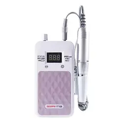 Портативний фрезер для нігтів Nail Drill YT-928 акумуляторний з індикатором заряду на 35 000 оборотів - мініатюра 6