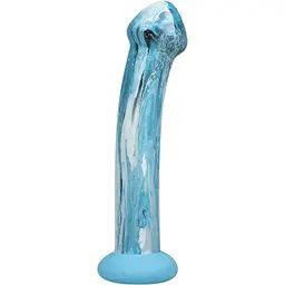 Скляний дилдо Gildo - Ocean Ripple Glass Dildo