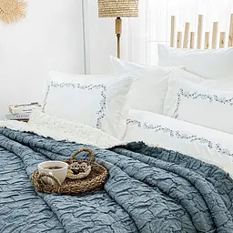Постільна білизна з покривалом Zebra Casa Paloma Indigo Zebra pbe0051524 - мініатюра 3