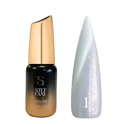 Гель-лак для нігтів Steffani Cat Eye Euphoria, 9 мл , 01 Сріблястий