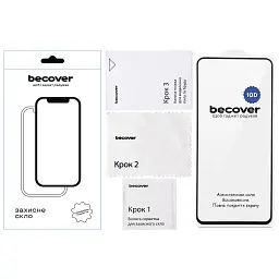 Скло захисне BeCover 10D Motorola Moto G57 Power Black (714856) - мініатюра 2
