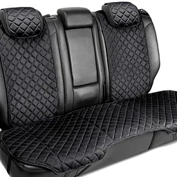 Накидки для сидінь Алькантара Verona Premium L Комплект Черні (Оригінал) - мініатюра 4
