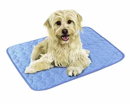 Охолоджувальний килимок для собак і котів Nobby Light Cooling Mat блакитний XL 100×70 см 61013 - мініатюра 2