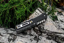 Багатофункціональний ніж Ruike Trekker LD31-B, (8.5 см) 12C27 / G10 чорний, 14 інстр. - мініатюра 4