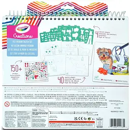 Розмальовка Crayola Creations Pet Fashion Studio, з наліпками та трафаретами, 40 сторінок (04-1173) - мініатюра 4