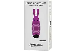 Вібратор Adrien Lastic Pocket Vibe Rabbit Purplle - мініатюра 2