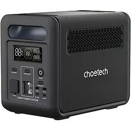Зарядна станція Choetech BS068 1200Вт (1024Вт/г) AC,LiFePo4,MPPT, UPS, USB-C PD100 Вт (BS068-EU-GY)
