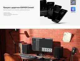 Компьютерные колонки Edifier R-990-BT 24W RCA Bluetooth Black - мініатюра 9