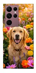 TPU чохол Demsky Flowery labrador для Samsung Galaxy S22 Ultra