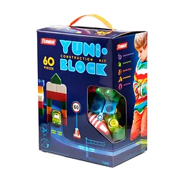 Конструктор дитячий YUNI-BLOK 71412, 60 великих деталей