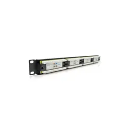 Патч-панель 19" 24хRJ-45 UTP 1U cat.6 Pipo (PP246191U) - миниатюра 2