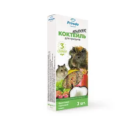 Колосок Природа Коктейль для гризунів (фрукти, горіхи, кокос) 90г арт.PR240099