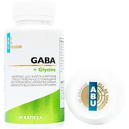 Комплекс All be Ukraine GABA+ Glycine з амінокислотами 90 капсул (ABU-02018) - мініатюра 4