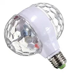 Диско - лампа з патроном, що обертається Led lamp RGB Диско куля - мініатюра 5