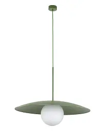 Підвісний світильник, люстра TK Lighting 10909 Slate E27 1x15W IP20 зелений
