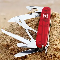 Ніж Victorinox Huntsman Transparent Red [1.3713.T] [68262] - мініатюра 5
