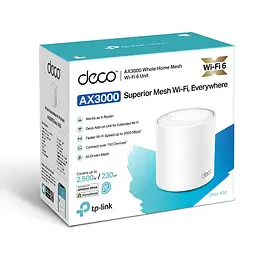 WiFi Mesh система TP-Link Deco X50(1-pack) - мініатюра 4