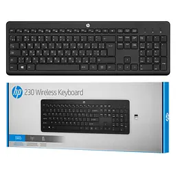 Клавіатура мембранна 230, 106key, WL, EN/UK, чорний HP teh0013843 - мініатюра 10
