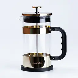 Заварник френч-прес Haus Roland HR-508-8 Gold 1л