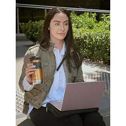 Термостакан Contigo Byron 2.0 Chardonnay 470 мл жовтий (2174607) - мініатюра 8