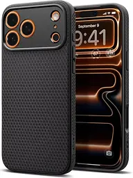 Чохол Spigen для iPhone 17 Pro, Liquid Air, Matte Black teh0019361 - мініатюра 2