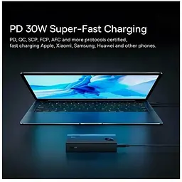 Павербанк Baseus Adaman2 Digital Display Fast Charge 10000 mAh 30W (PPAD040101) - мініатюра 8