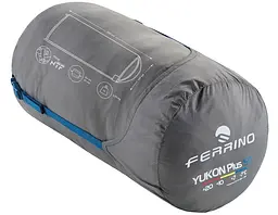 Спальний мішок Ferrino Yukon Plus SQ/+7°C Blue Right (86358NBBD) - мініатюра 2