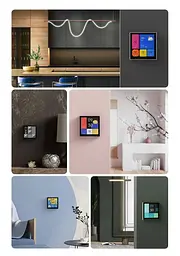 Тач панель управління Aqara Smart Switch Panel S1E Wi-Fi Apple HomeKit (CJPKG01LM) сіра - мініатюра 9
