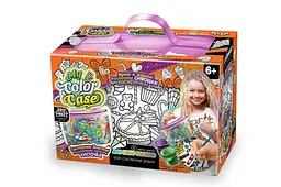 Набір для творчості CОC-01-01U,02U,03U,..,05U "My Color Case" косметичка-розмальовка DANKO - мініатюра 6