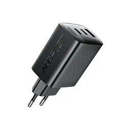 Мережевий зарядний пристрій ACEFAST A108 PD67W GaN (2*USB-C+USB-A) charger Black (6974316284048) - мініатюра 4
