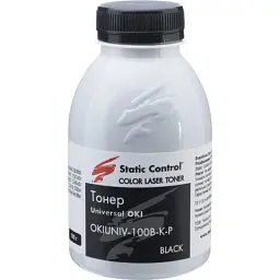 Тонер OKI Universal Okidata 3 Glossy 100г black фасовка Static Control (OKIUNIV3-100B-K-P)