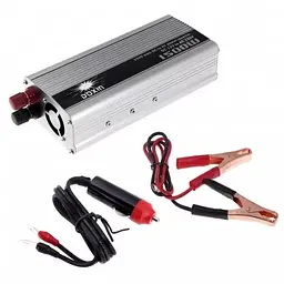 Універсальний автомобільний інвертор UKC 12V/220V 1500W перетворення напруги - мініатюра 4