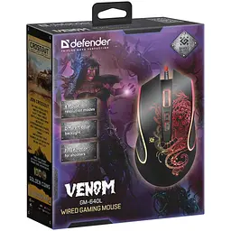 Мишка Defender Venom GM-640L Black (52640) - мініатюра 4