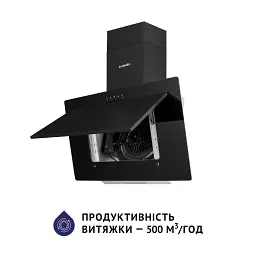 Витяжка декоративна похила Minola HDN 6124 BL LED - мініатюра 7