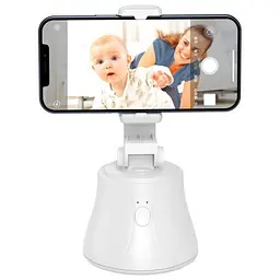 Смарт штатив Baseus 360°AI Following Shot Tripod Head SUYT-B02 White - мініатюра 2