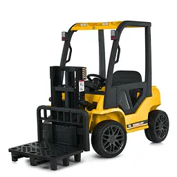 Дитячий електромобіль навантажувач 2x45W 12V7Ah EVA шкіра MP3/USB жовтий (M 6063EBLR-6)