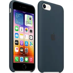 Оригінальний чохол Apple Silicone Case Blue для iPhone 8 / iPhone 7 / iPhone SE 2 (MN6F3ZM/A) - мініатюра 7