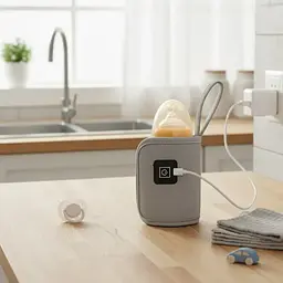 Підігрівач для пляшечок 3 режими, від USB/підігрівач для дитячого харчування/підігрівач пляшечок - мініатюра 4