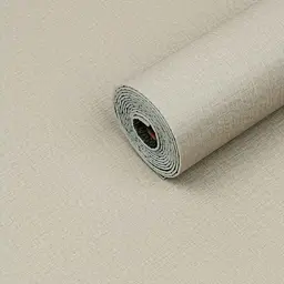 Самоклеюча вінілова плитка в рулоні STICKER WALL 600*3000*2мм Бежеве полотно Мат SW-00002036