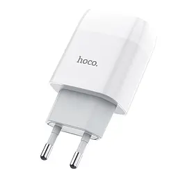 Мережевний зарядний пристрій Hoco C73A Glorious 2.4A 2USB-A Білий