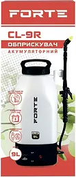 Оприскувач акумуляторний Forte CL-9R 1.3АН/12V 9 л 5.5 кг (141013) - мініатюра 2