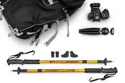 Трекінгові палиці Hop-Sport Nordend золотисті - мініатюра 7