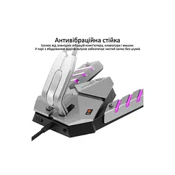 Мікрофон Vertux Streamer-3 LED USB Grey (streamer-3.grey) - мініатюра 2